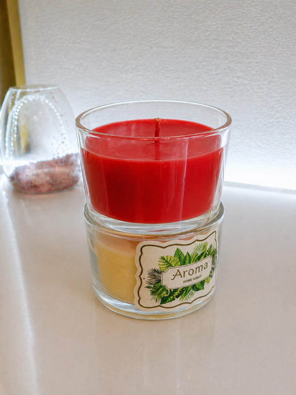 bougie senteur rouge